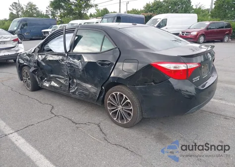 2015 Toyota Corolla S Plus из США, поврежденный, VIN 5YFBURHE7FP290737